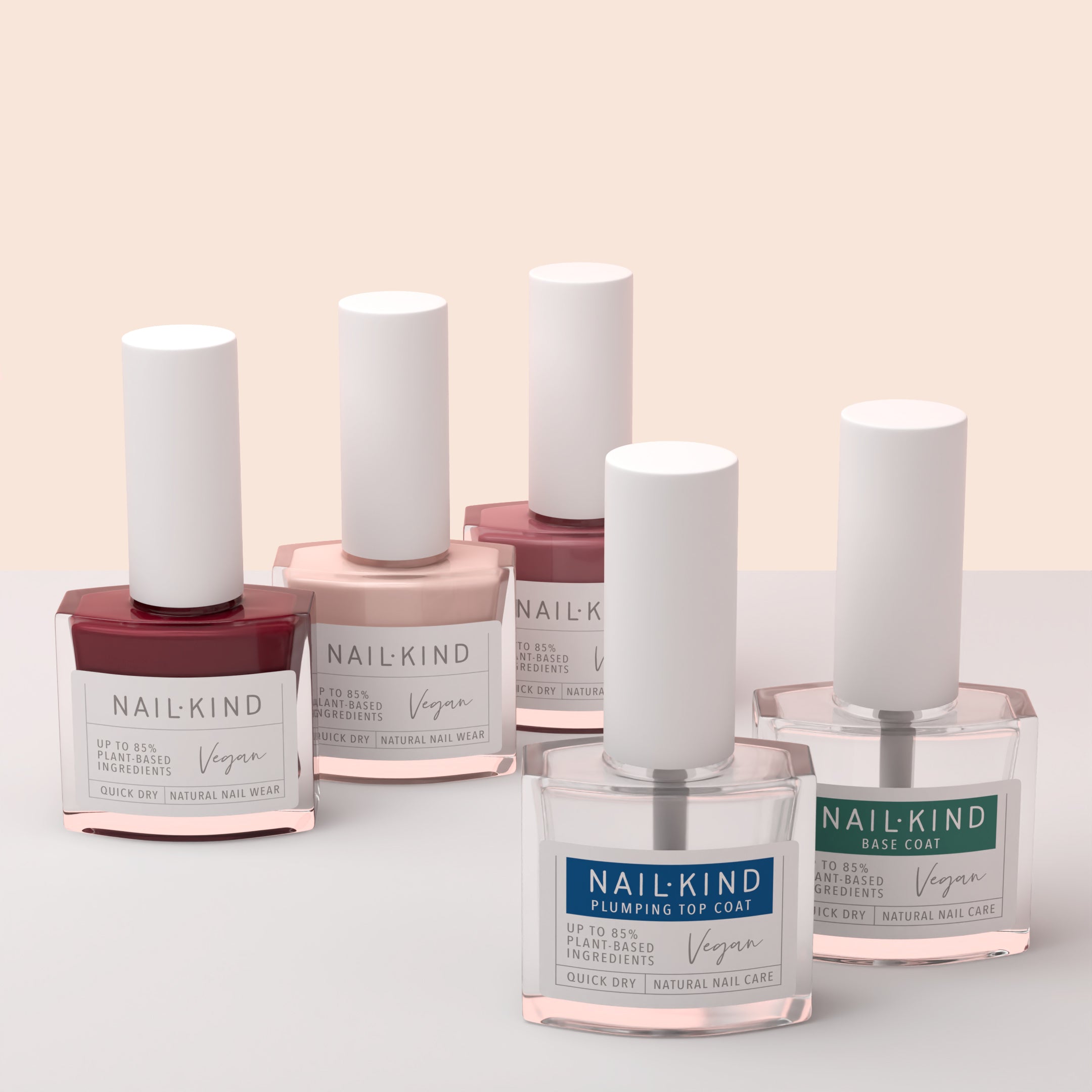 Nail Kind Discovery Kit Classic coffret vernis 3 teintes vegan