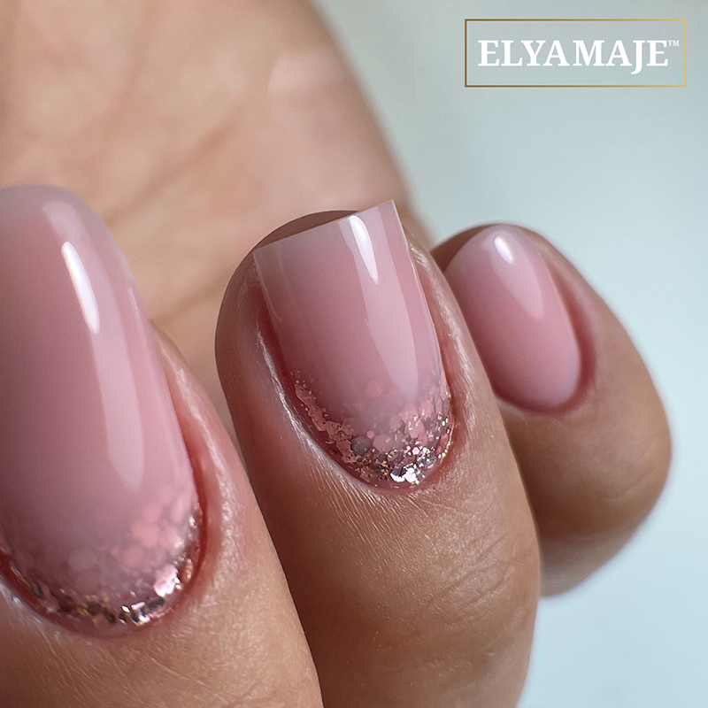 Elyamaje N° 177 Diamond Blush vernis semi-permanent nacré
