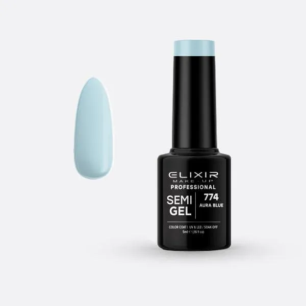 Élixir Semi Gel #774 Vernis semi-permanent Aura Blue 5ml