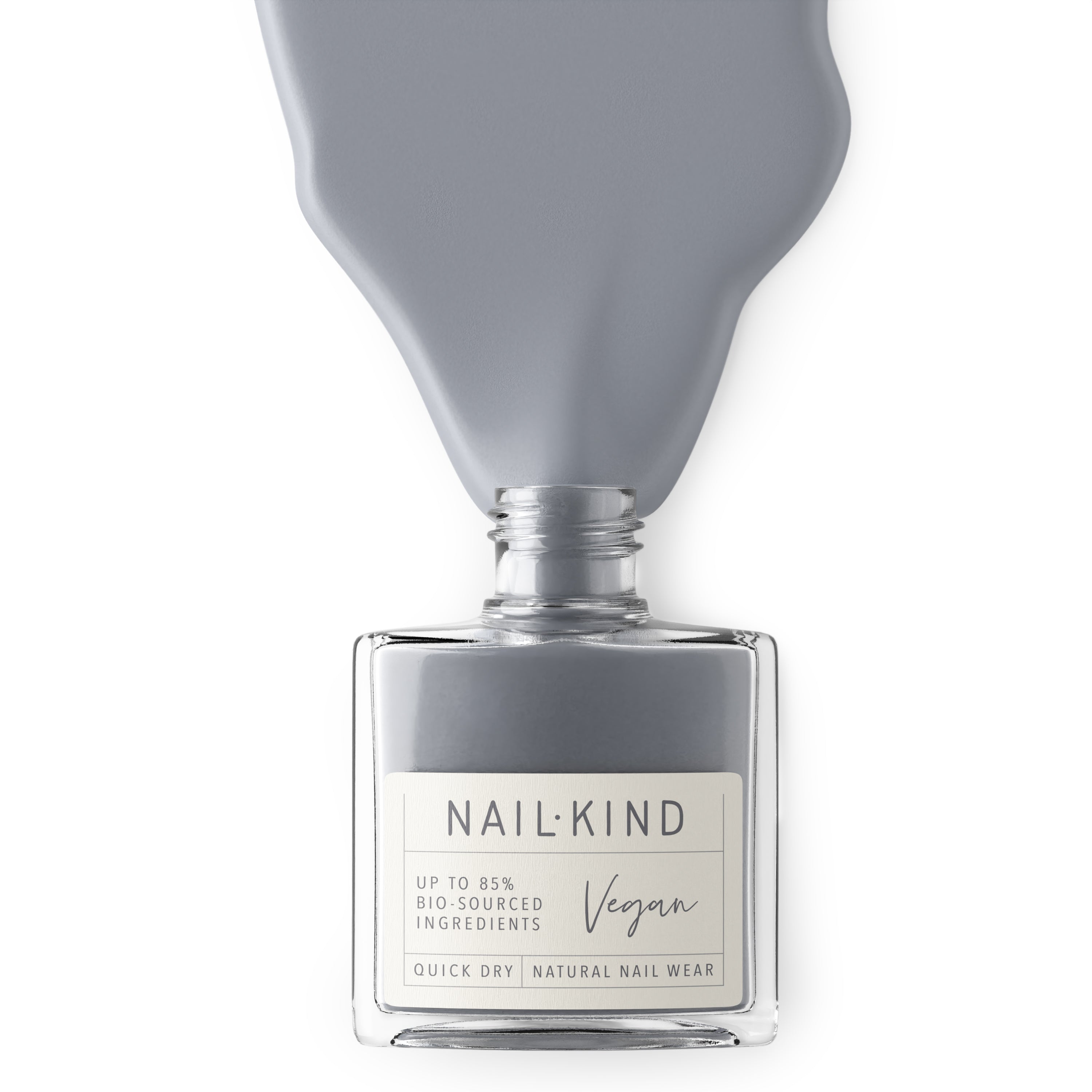 Nail Kind The Colour Squad Easy Sunday vernis gris argenté vegan