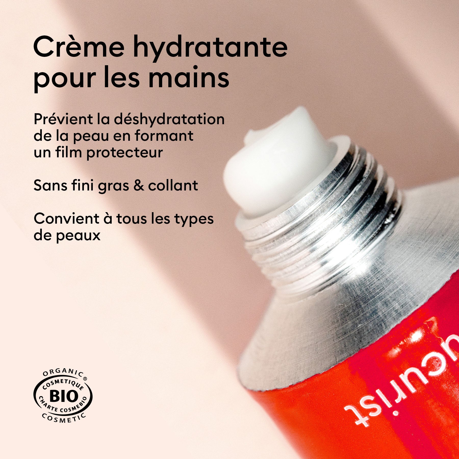 Manucurist Rose Nouvelle crème mains bio parfum rose