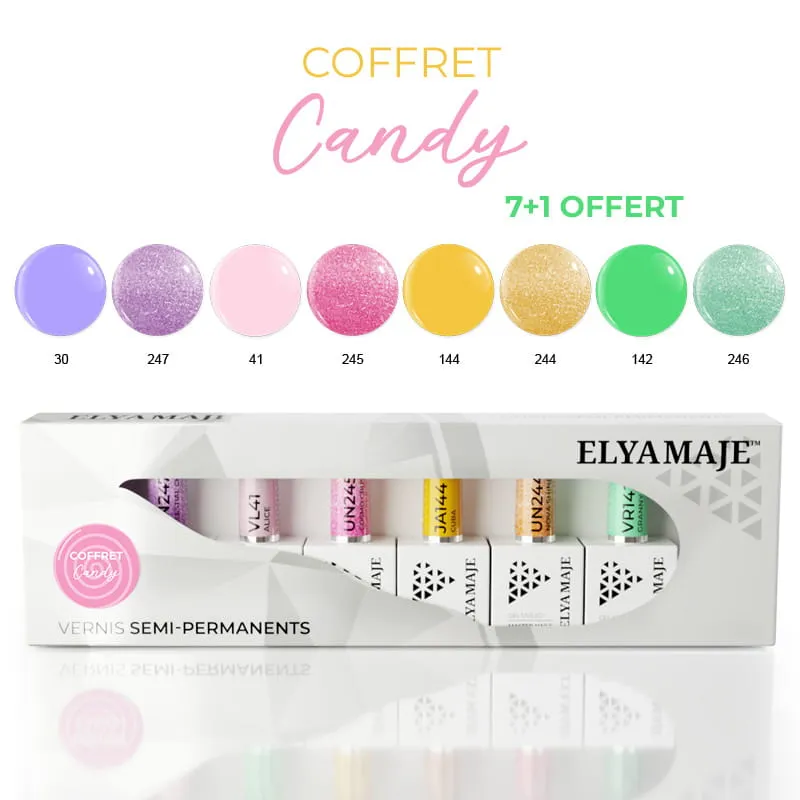 Elyamaje Coffret Candy vernis semi-permanents édition limitée