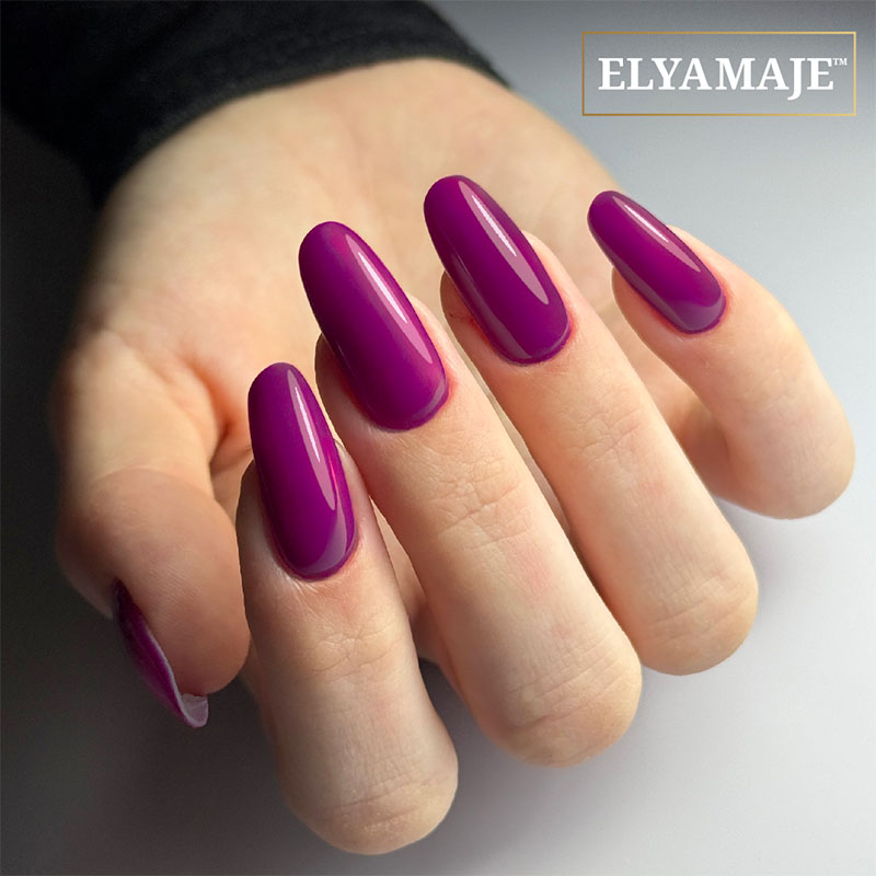 Elyamaje N°109 Purple Flowers vernis semi-permanent lilas