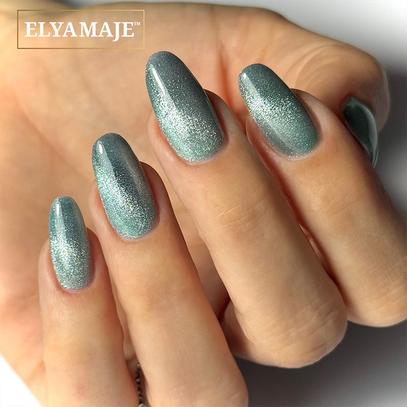 Elyamaje N°317 Canard Bleu vernis semi-permanent vitrail