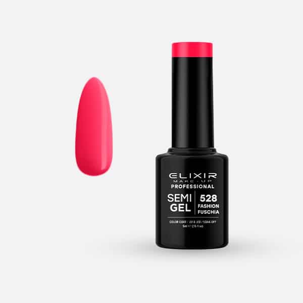 Élixir Semi Gel vernis semi-permanent 5 ml n°528 fuchsia
