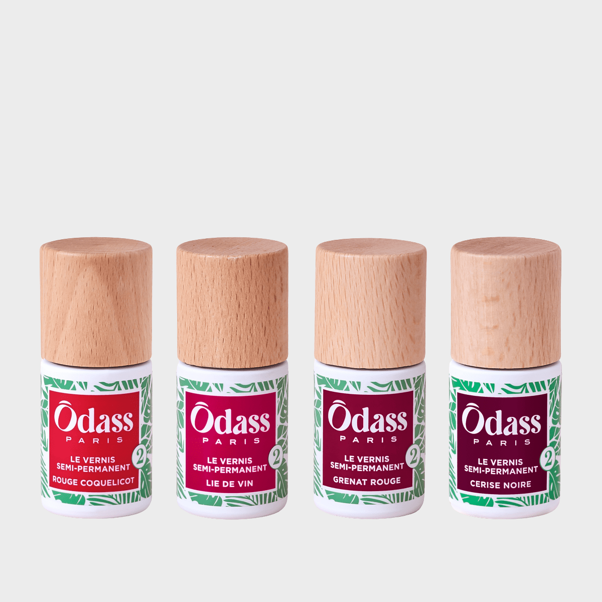 Ôdass Paris Quatuor des Rouges vernis semi-permanent 4x10ml