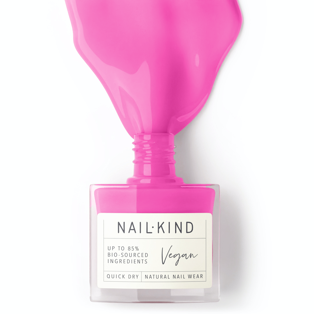 Nail Kind The Colour Squad Smokin Hot vernis à ongles rose vif