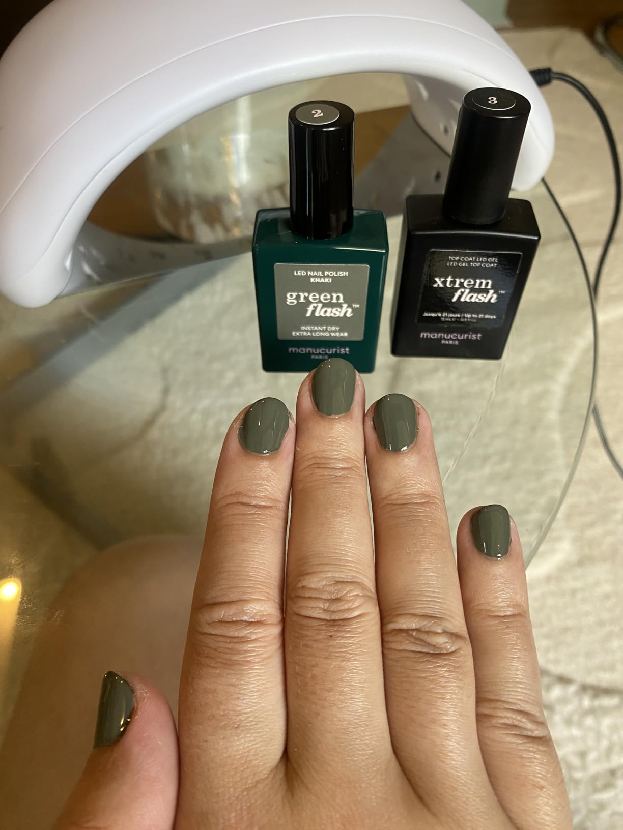 Manucurist Xtrem Flash top coat gel semi-permanent brillant