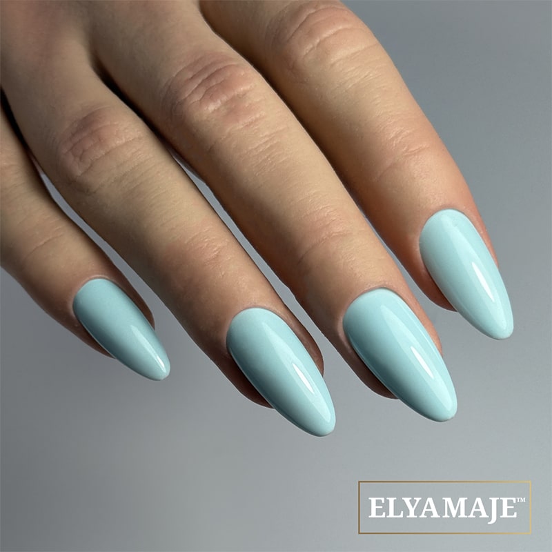Elyamaje N°186 Bleu Lagon vernis semi-permanent bleu couvrant