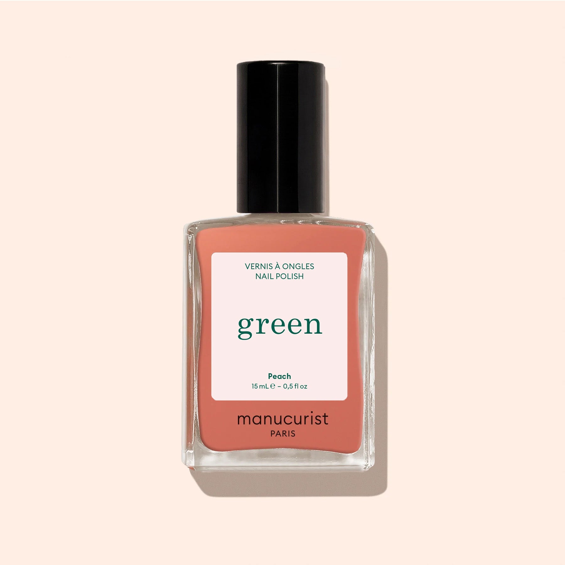 Manucurist Green Peach vernis à ongles orange pêche