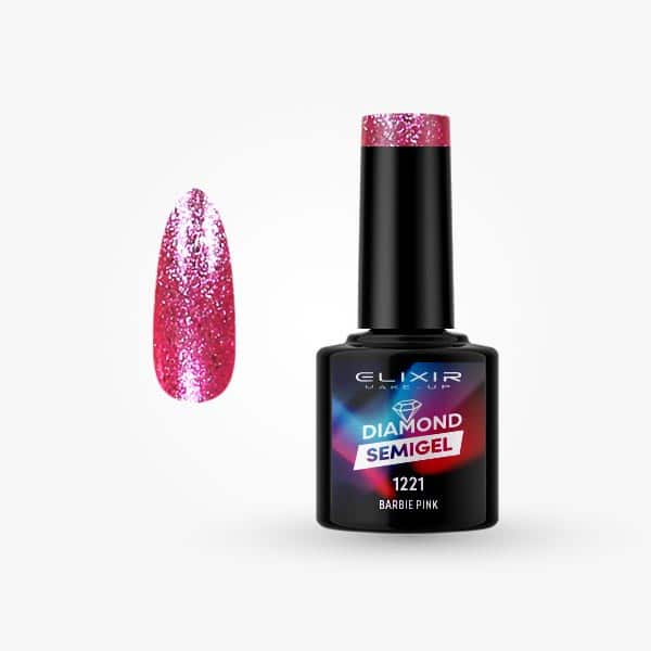 Élixir Diamond #1221 Vernis Semi-Permanent Rose Barbie 8ml