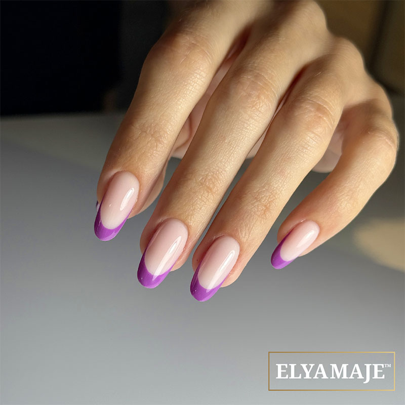 Elyamaje Perfect French 12 gel paint violet 5g lignes fines