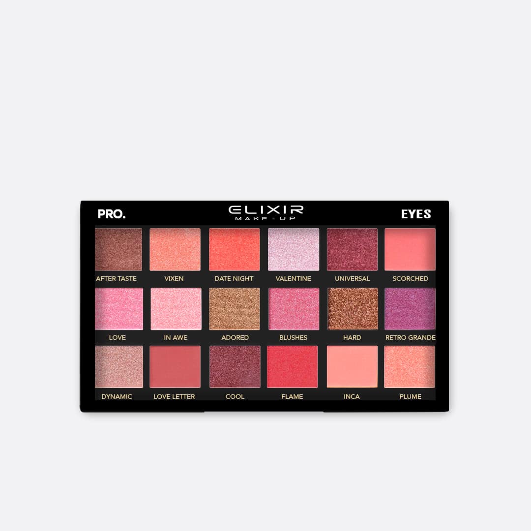 Élixir Pro. Eyes Palette #777J 18 teintes mattes