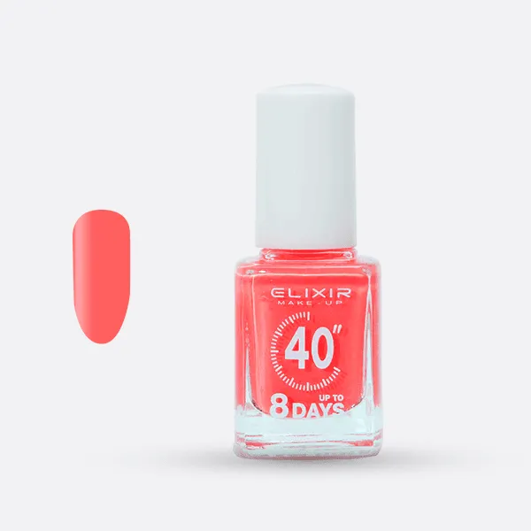 Élixir 40" #403 Flambeaux vernis à ongles rouge séchage rapide