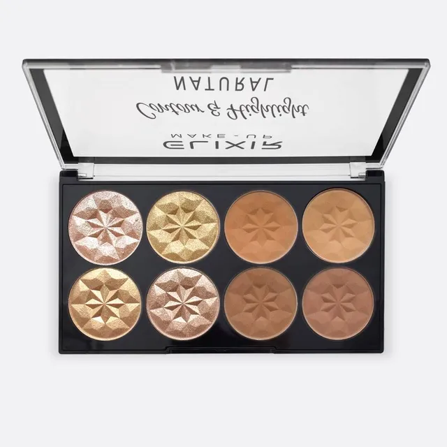 Élixir Contour Highlight palette contour #844A natural