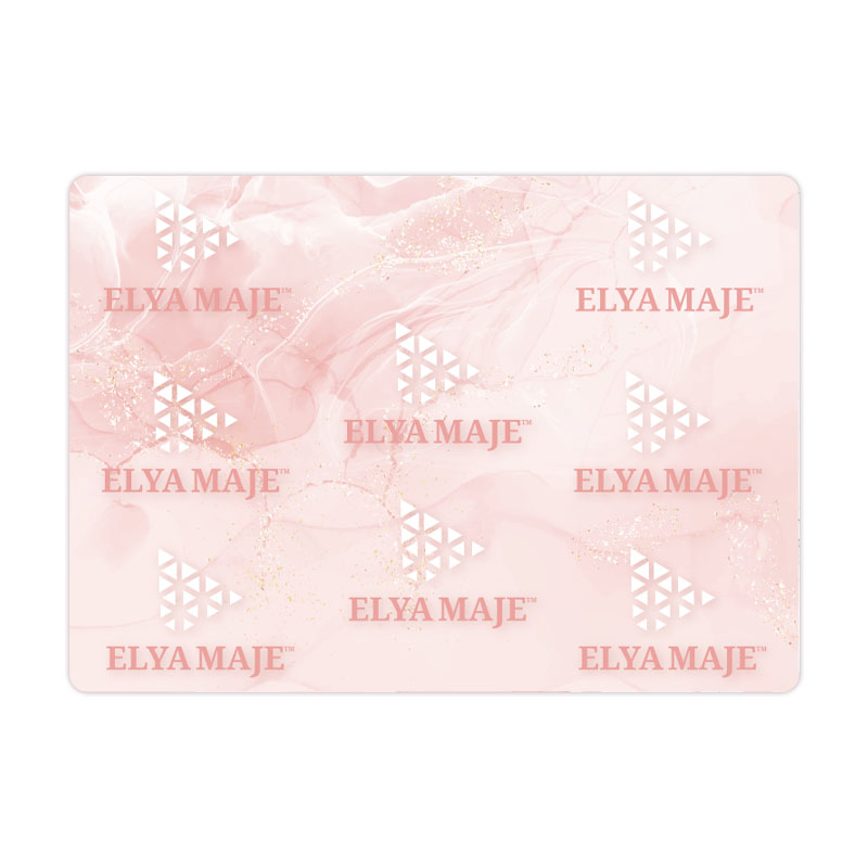 Elyamaje tapis de manucure rose protège table lavable
