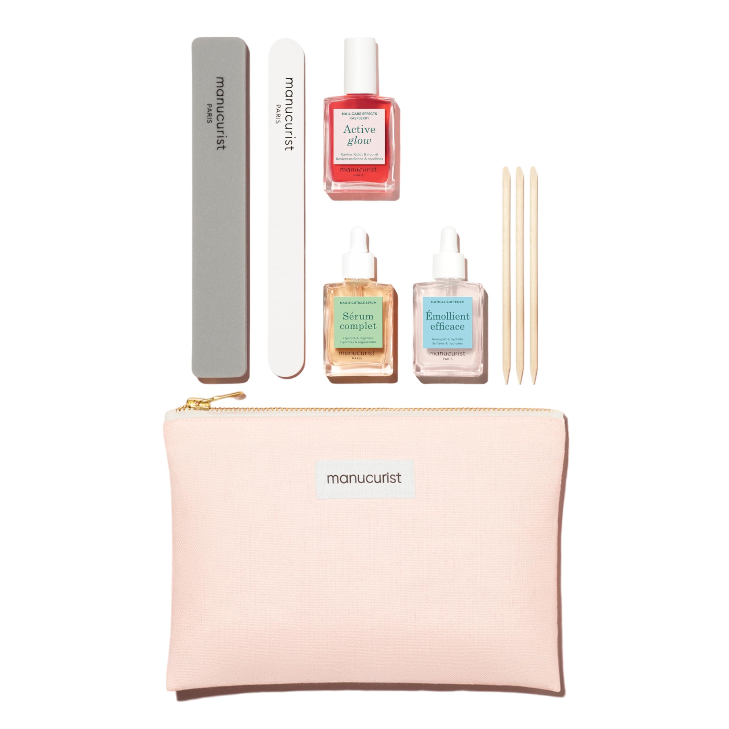 Manucurist Active Glow coffret manucure raspberry soin