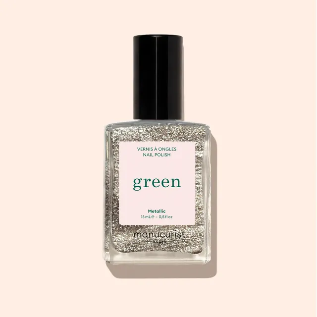 Manucurist Green Metallic vernis à ongles doré pailleté