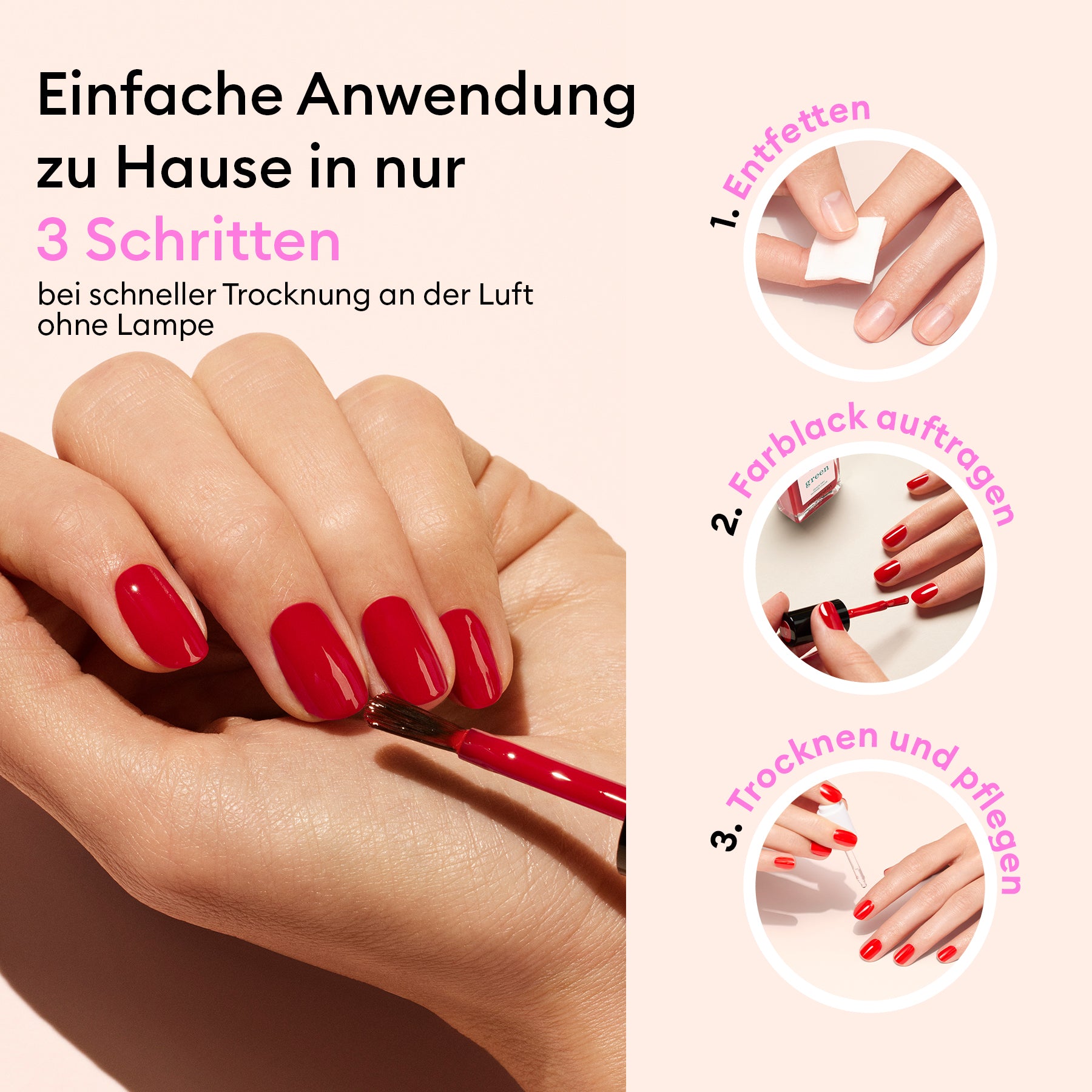 Manucurist Green Kit Basic vernis sans huile dissolvante