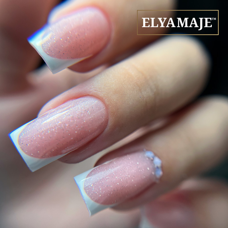 ElyaMaje Creamy Gel Glitter Pink n°21 gel pailleté