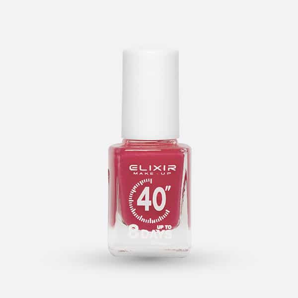 Élixir Fast Dry 40″ Vernis à Ongles N°444 Warm Pink tenue 8 jours