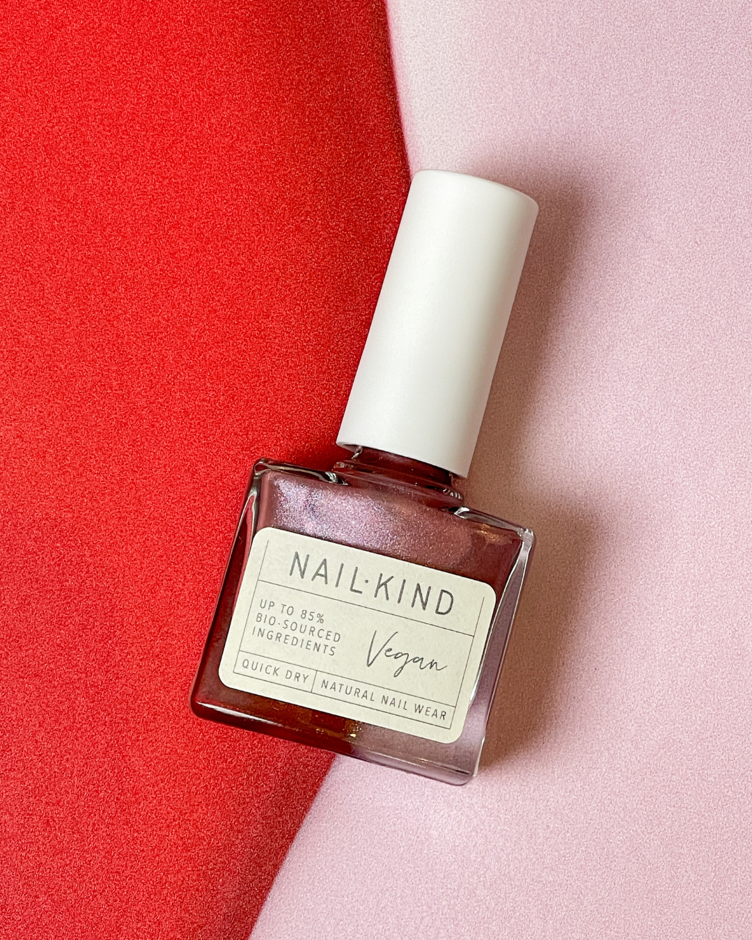 NAIL KIND The Colour Squad Glazed Cupcake vernis rose nacré
