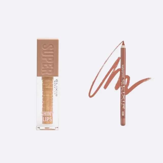 Élixir Lip Combo Madera gloss + crayon lèvres