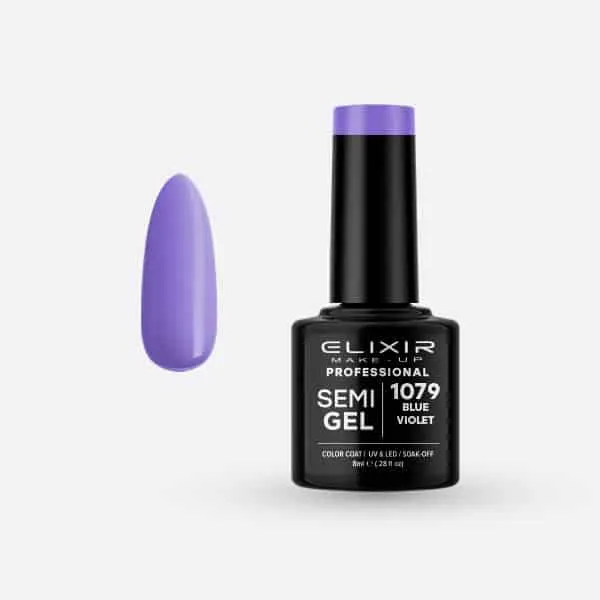 Élixir Semi Gel #1079 vernis semi-permanent 8 ml Blue Violet