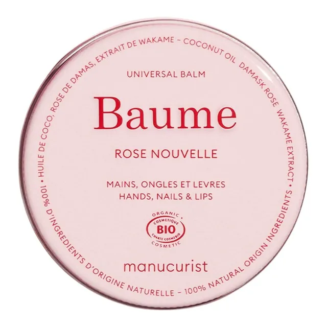 Manucurist Baume Rose soin multi-usage lèvres ongles