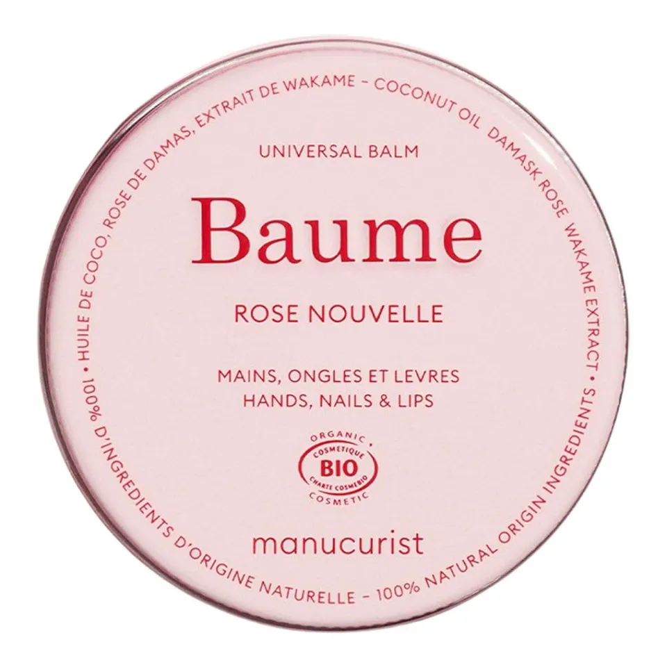 Manucurist Baume Rose soin multi-usage lèvres ongles