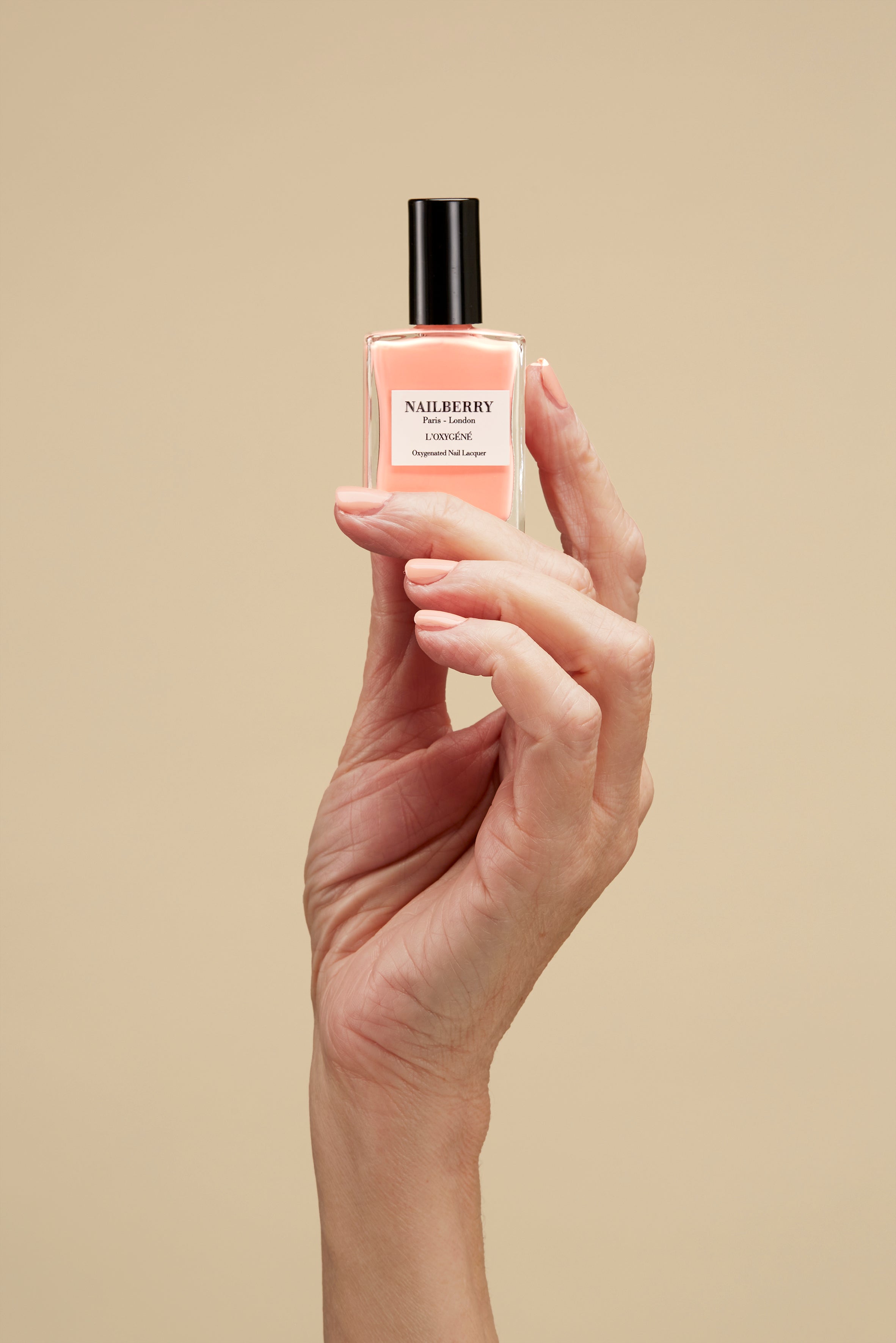 Nailberry L'Oxygéné Happiness vernis 14 ml pêche opaque