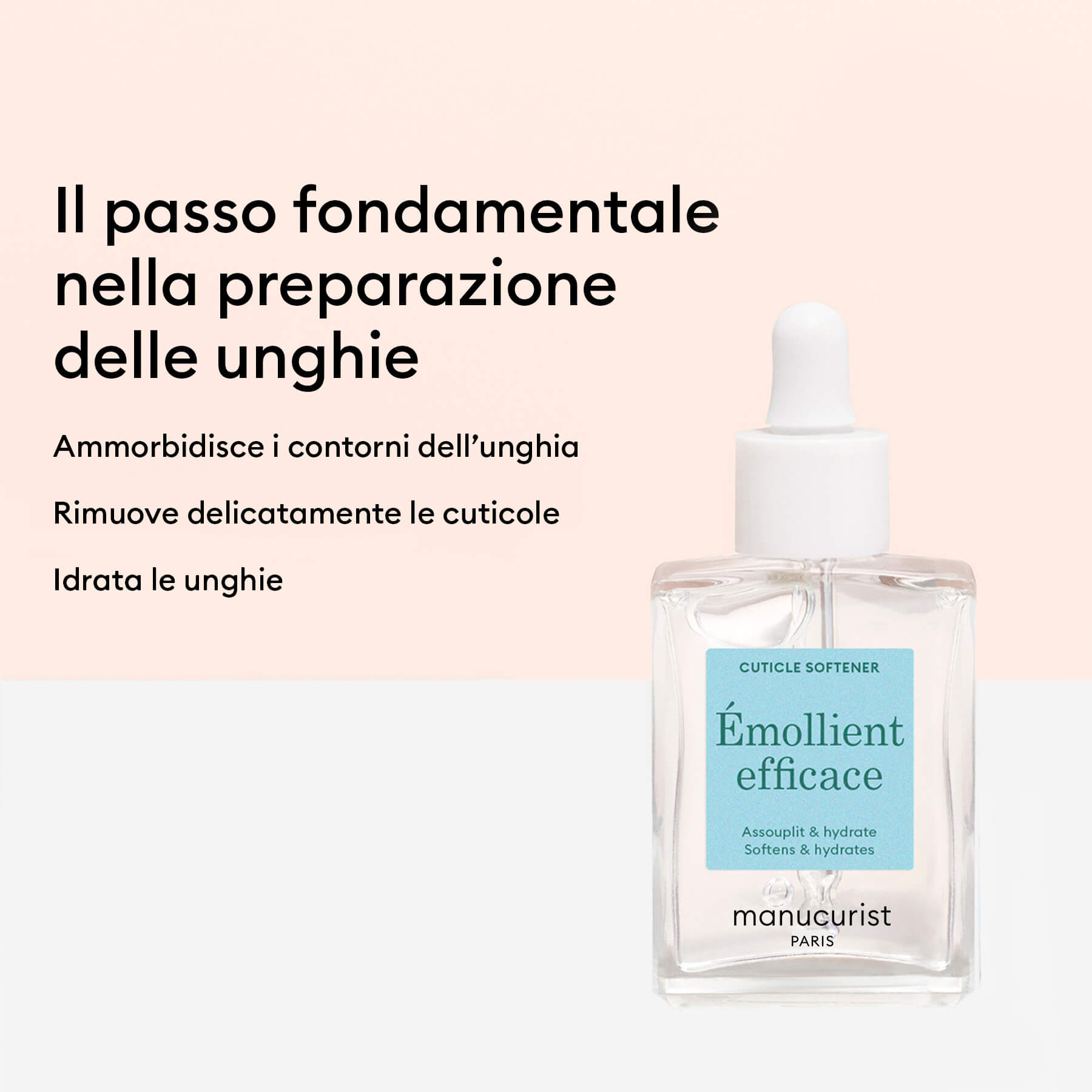 Manucurist Émollient Efficace soin cuticules gel glycérine