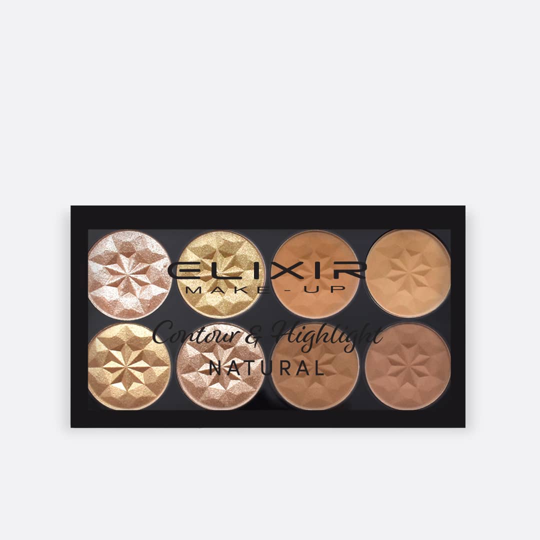 Élixir Contour Highlight palette contour #844A natural