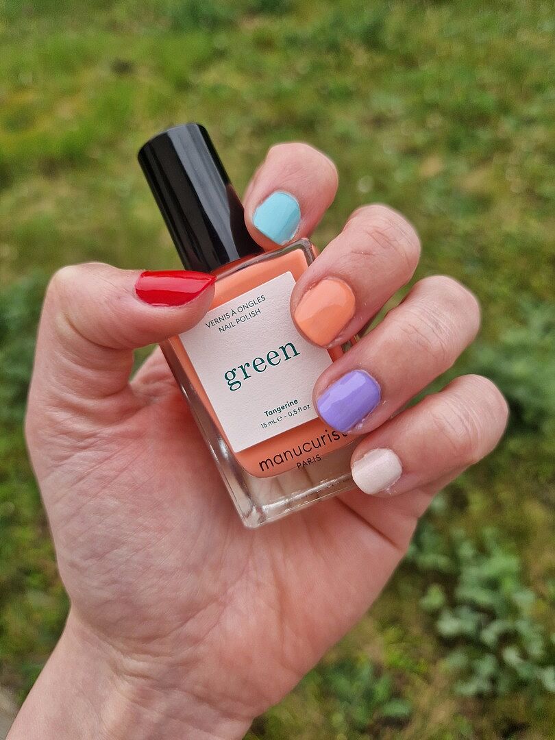 Manucurist Green Tangerine vernis à ongles orange néon