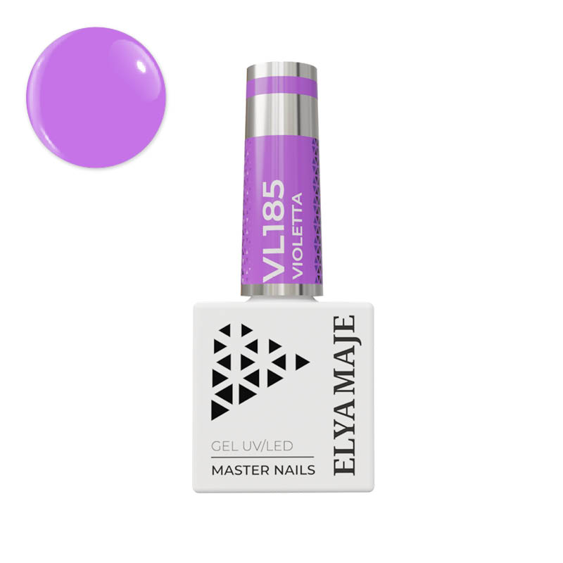 Elyamaje N°185 Violetta vernis semi-permanent couvrant