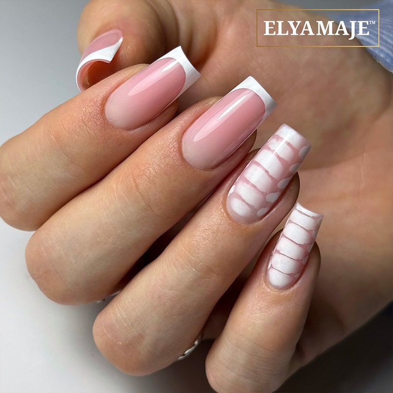 Elyamaje Blooming Gel gel nail art effet marbre diffusion