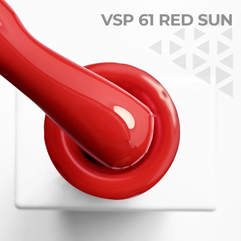 Elyamaje Vernis semi-permanent N°61 Red Sun rouge intense