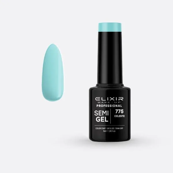 Élixir Semi Gel #775 vernis semi-permanent 5ml Celeste longue tenue