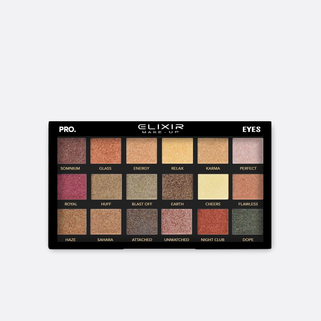 Élixir Pro Eyes 777F palette fards à paupières 18 teintes mattes