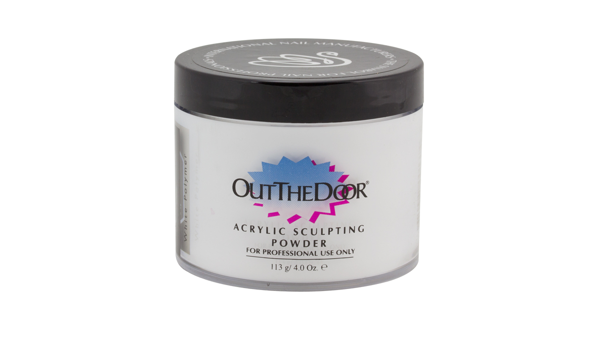 INM Out The Door OTD poudre acrylique blanche 4 oz