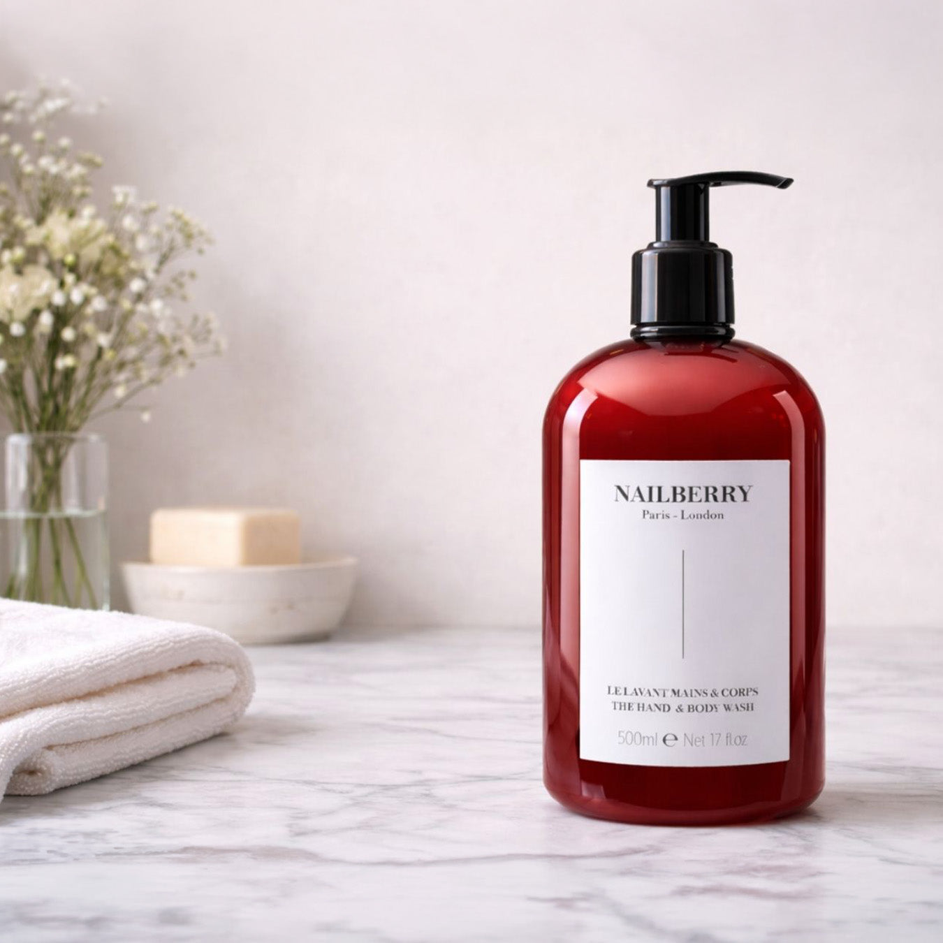 Nailberry Hand & Body Wash gel lavant 500 ml eucalyptus