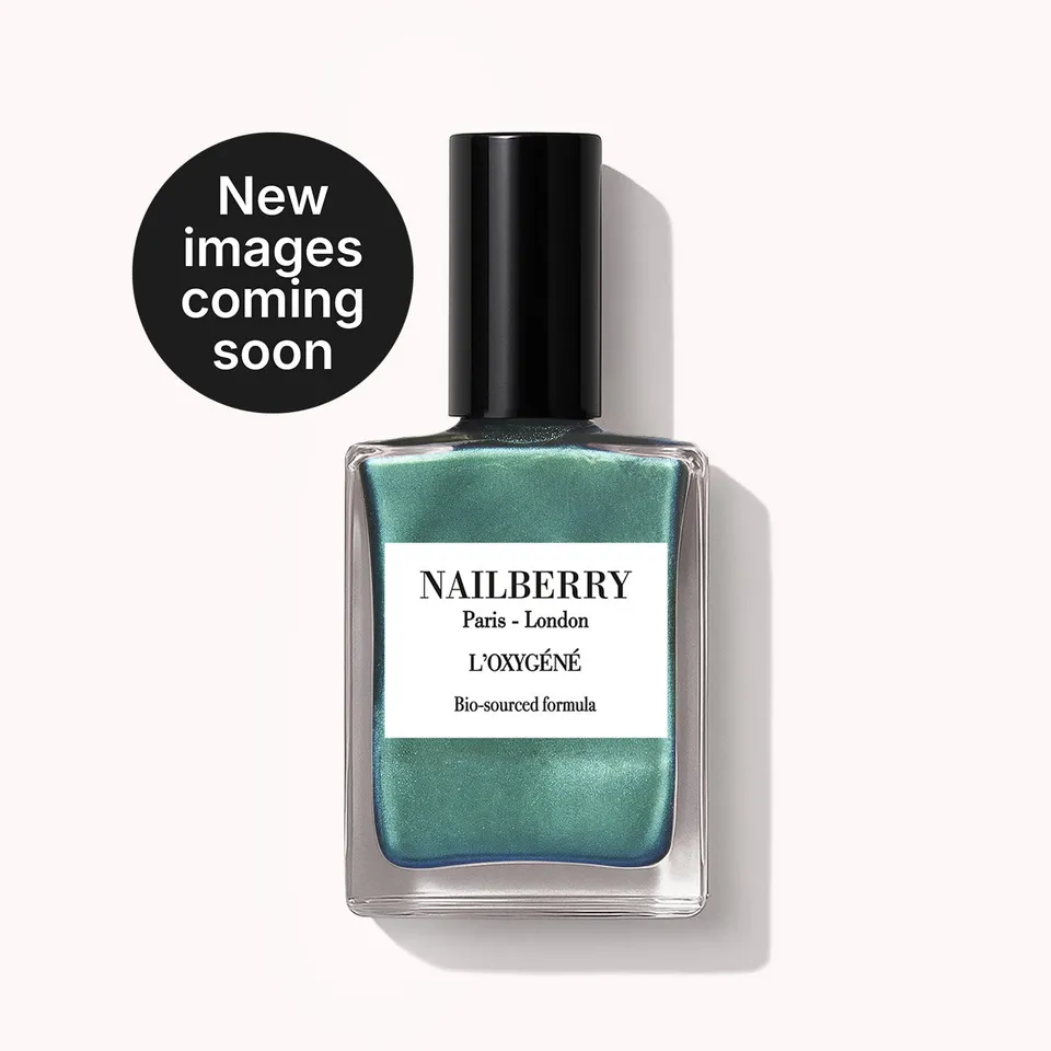 Nailberry L'oxygéné Glamazon vernis 14 ml vert bleu nacré