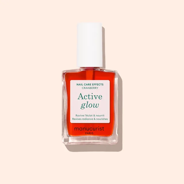 Manucurist Active Glow vernis soin Cranberry gloss