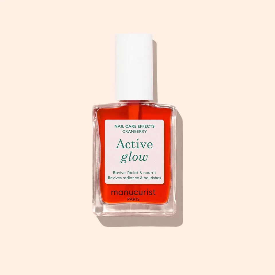 Manucurist Active Glow vernis soin Cranberry gloss