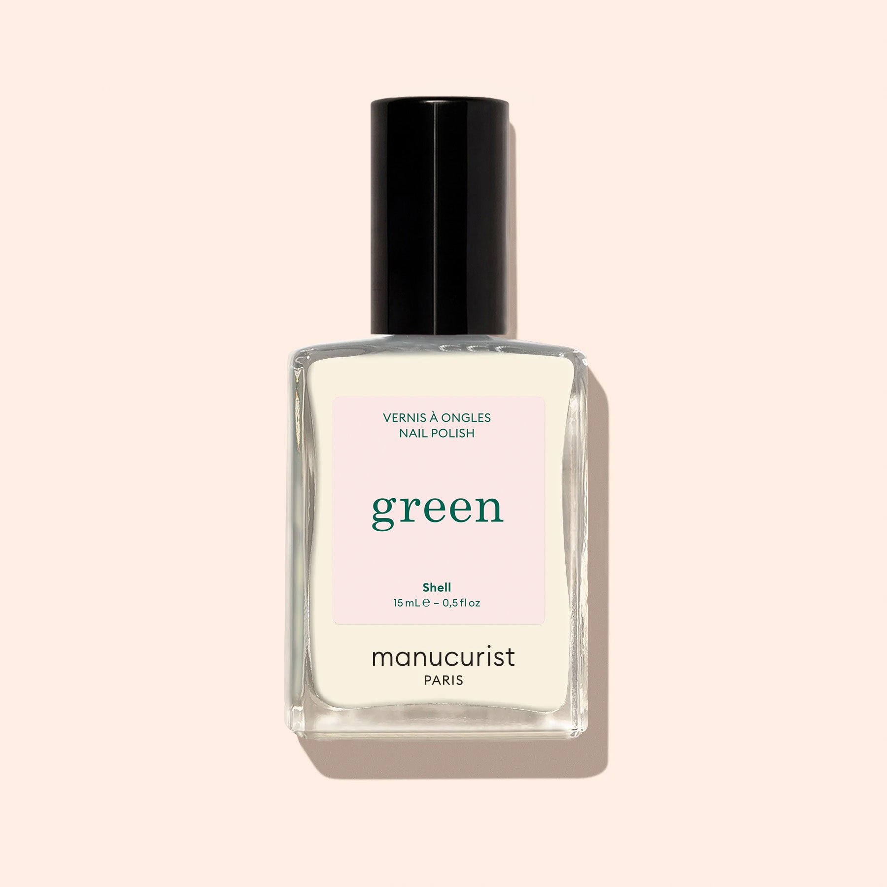 Manucurist Green Shell vernis blanc cassé opaque