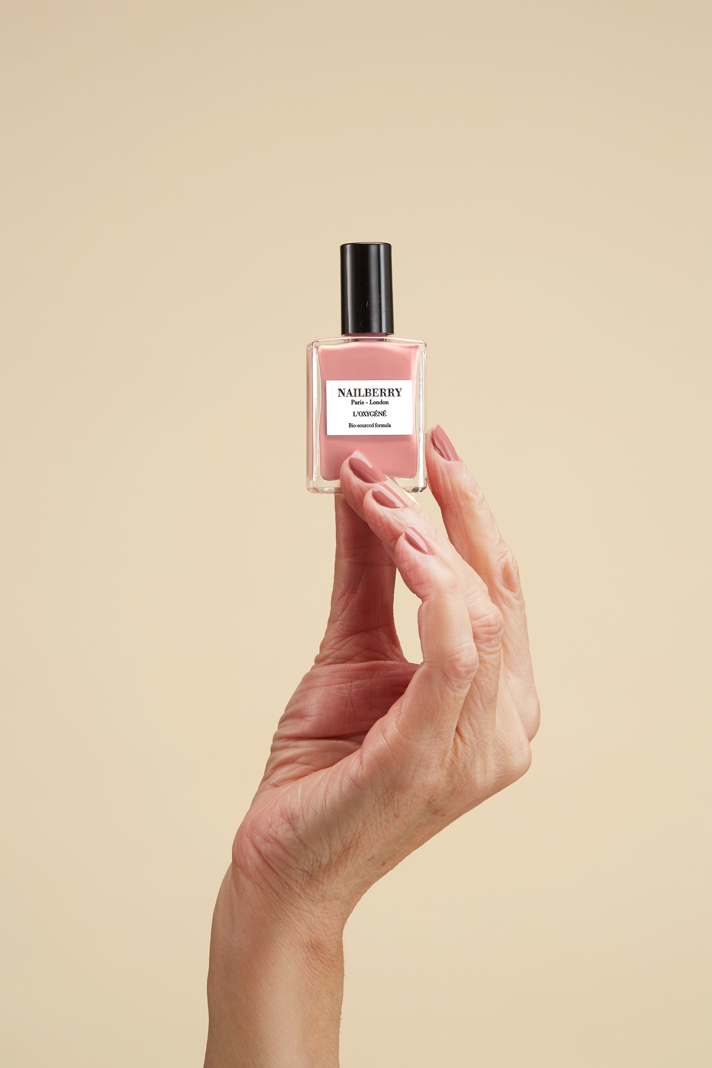 Nailberry L'oxygéné Love Me Tender vernis 14 ml rose beige