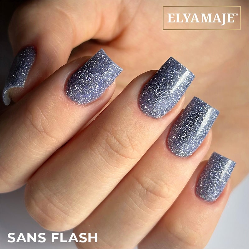 Elyamaje N°285 Galactic Glow vernis semi-permanent réfléchissant