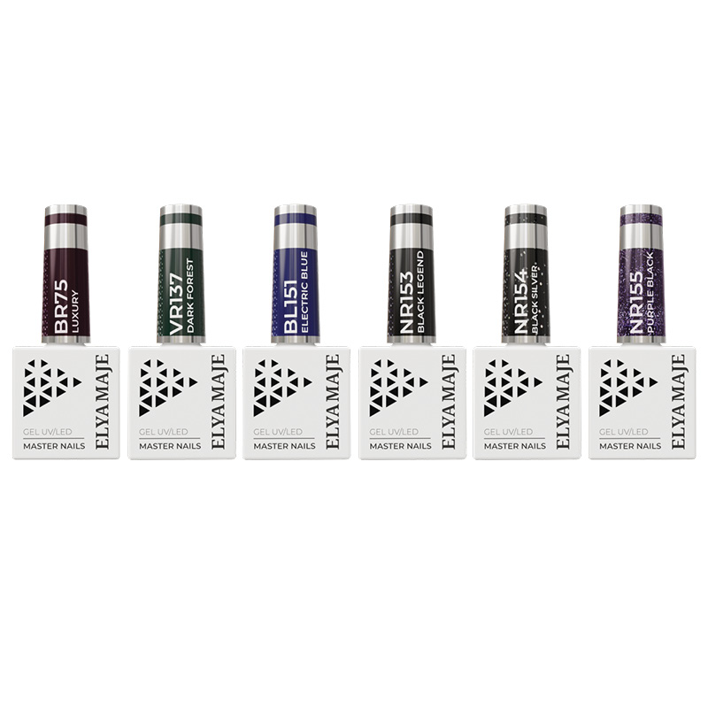 Elyamaje Coffret All Black vernis semi-permanents édition limitée