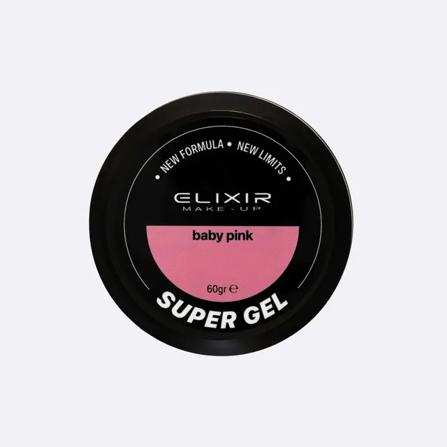 Élixir Super Builder #910D gel Baby Pink 60g longue tenue