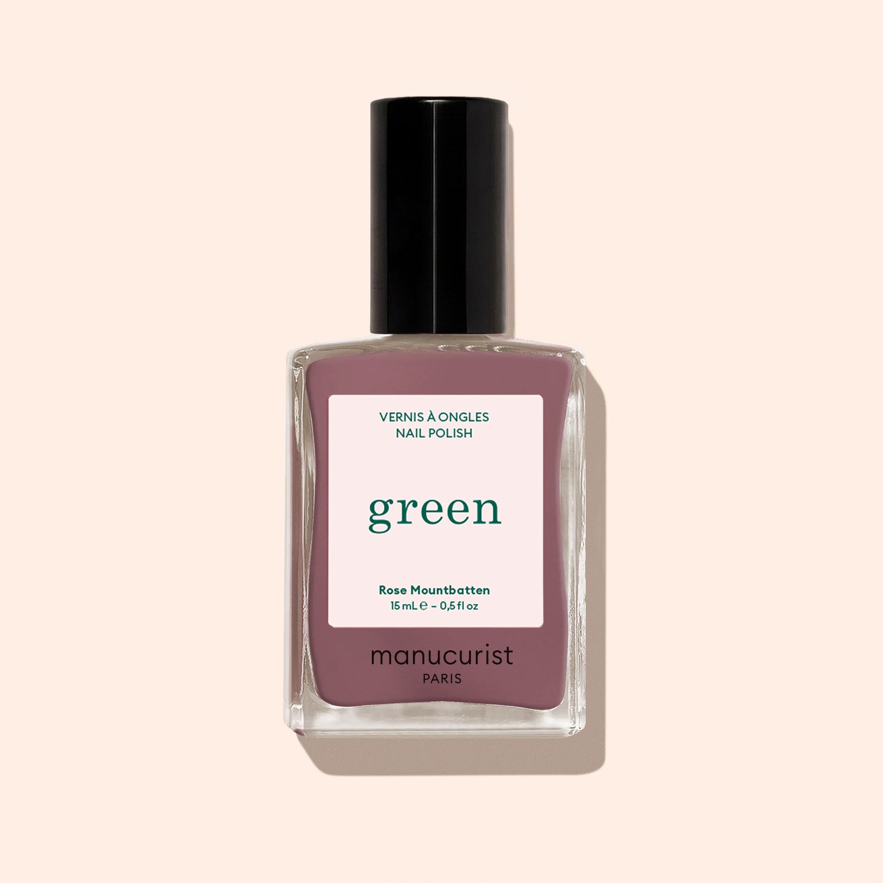 Manucurist Green Rose Mountbatten vernis à ongles rose taupe